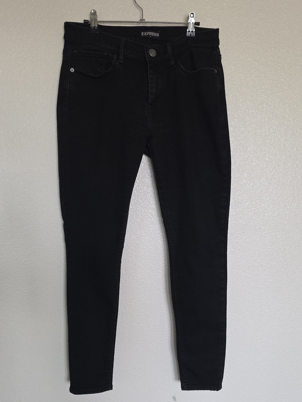 Express Black Skinny Jeans - Mid-Rise Women’s Skinny